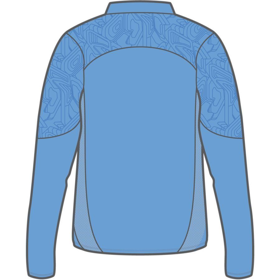 teamFINAL Training 1/4 Zip Top Team Light Blue-PUMA Silver