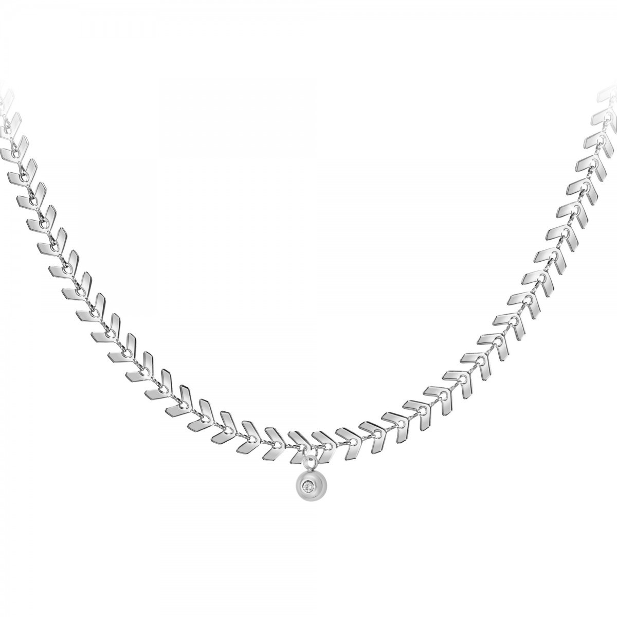 Collier SC Crystal orné d'un véritable diamant blanc