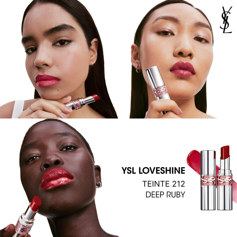 YSL LOVESHINE  ROUGE À LÈVRES BRILLANT ET SOIN - DEEP_RUBY