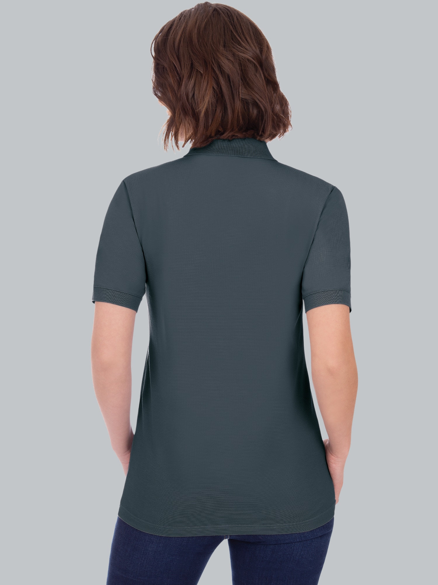 Poloshirt DELUXE Piqué Anthrazit