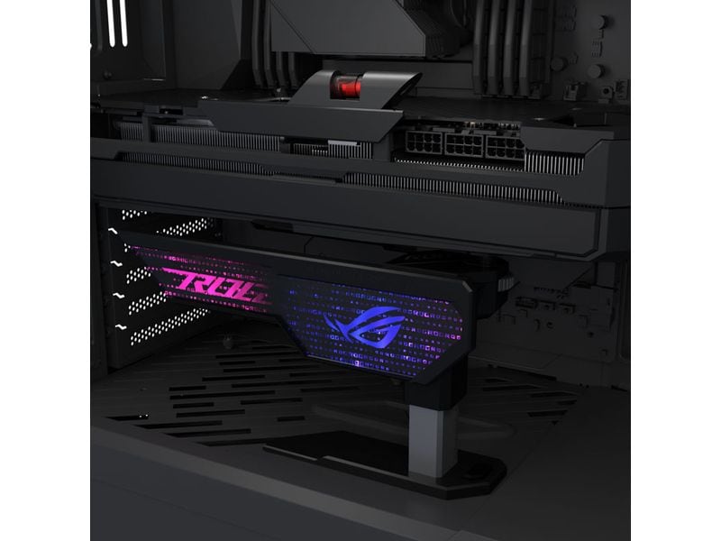 ASUS ROG ASUS ROG Herculx Grafikkartenhalter Schwarz Halterung für Grafikkarten