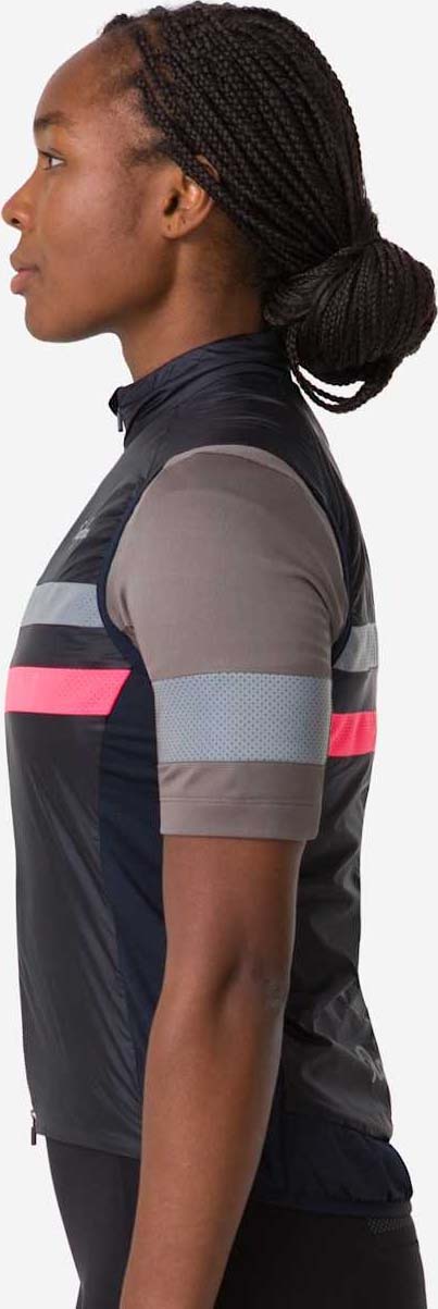 Brevet Insulated Gilet Dame Dark Navy/Hi-Vis Pink