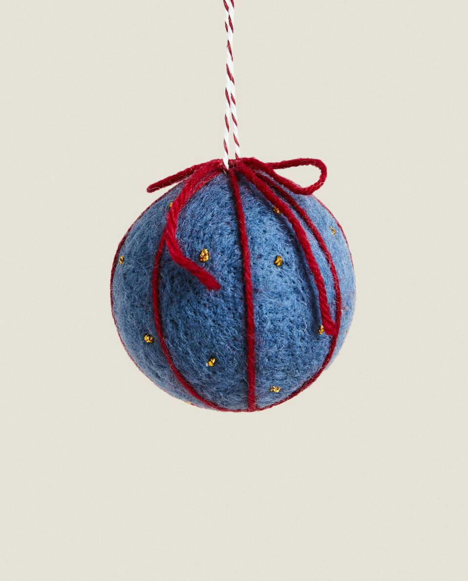 Enfeite de Natal de feltro