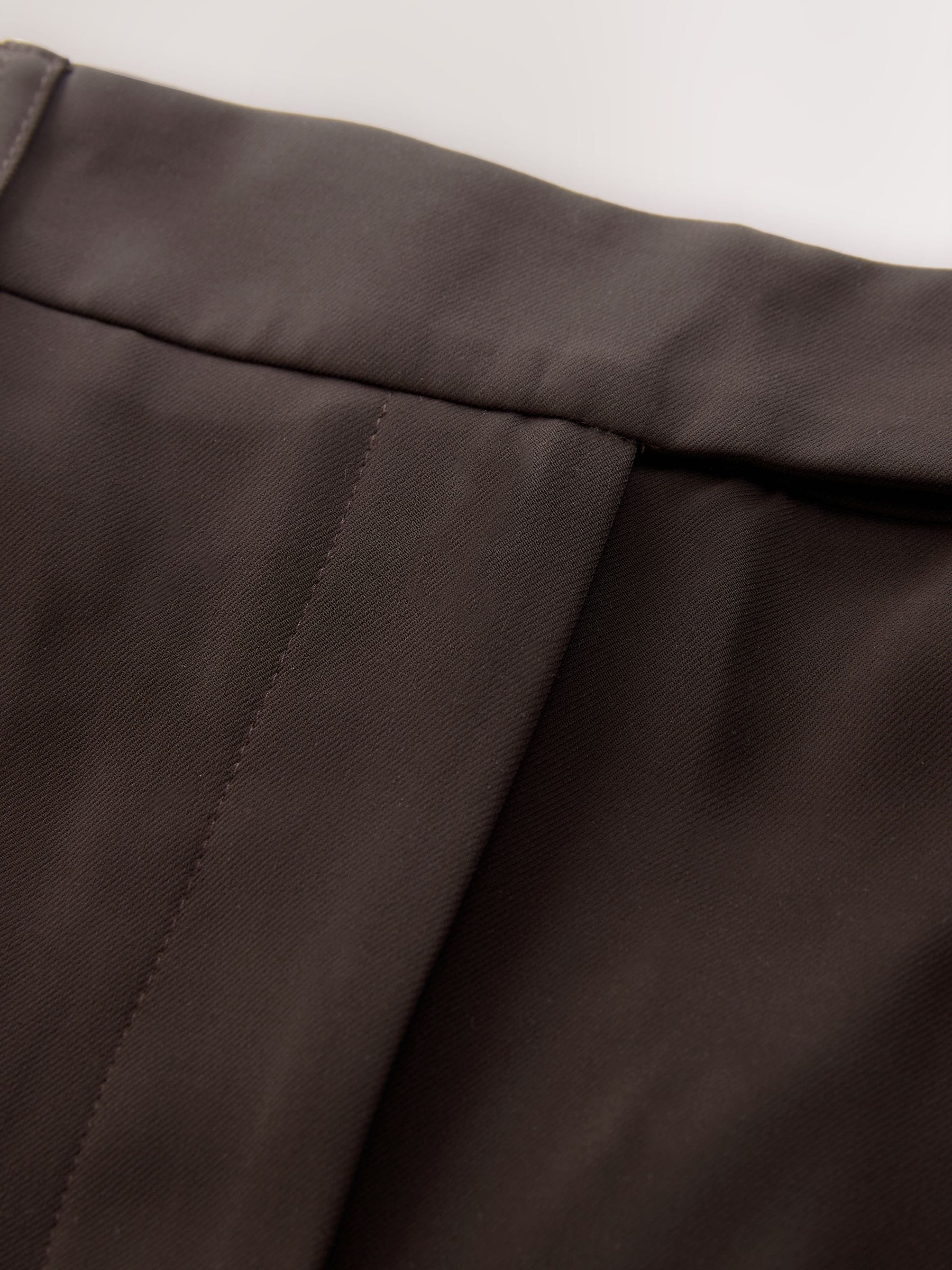 Chocoladebruin - Modieuze lange shorts