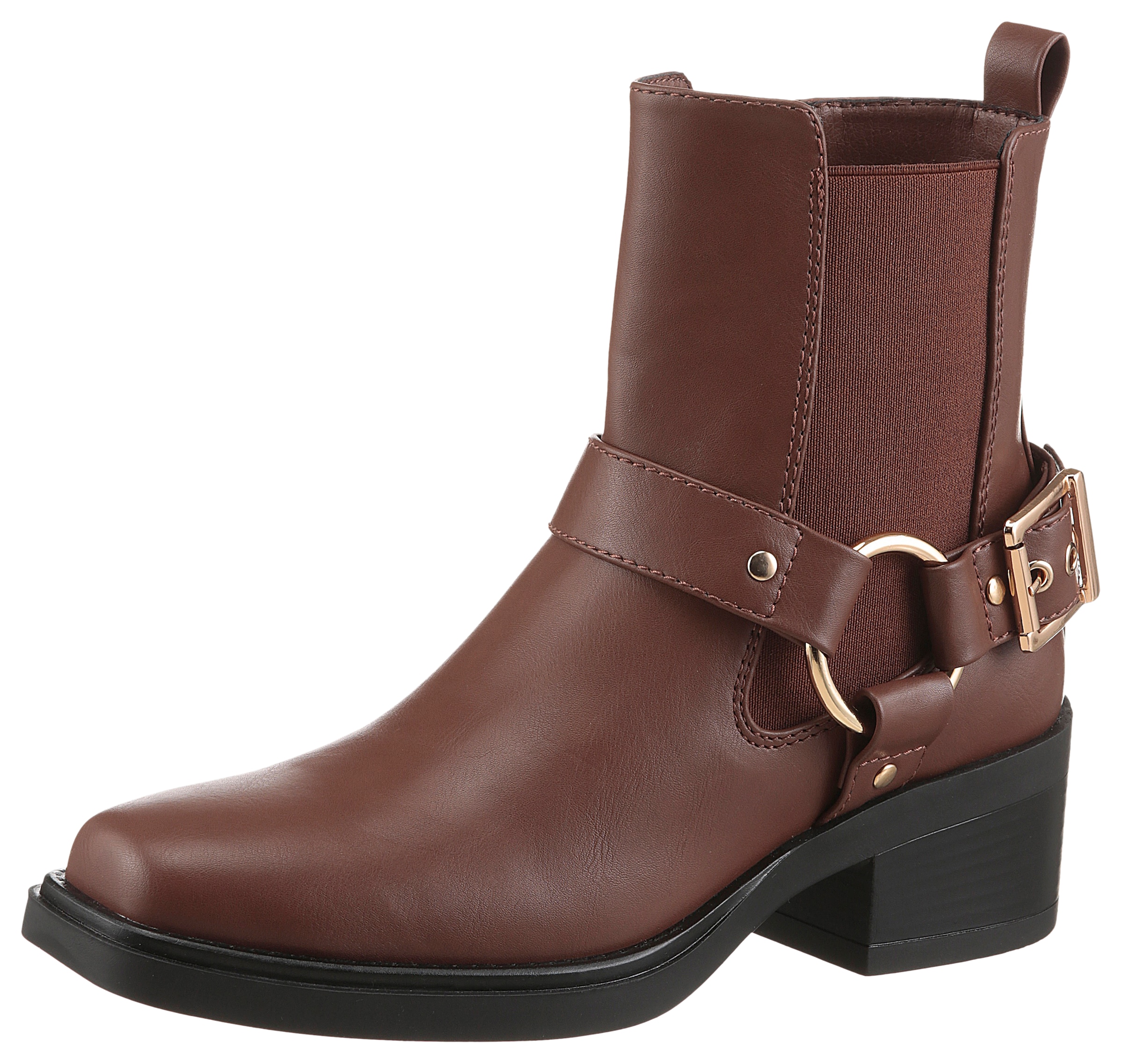 Aniston SHOES Westernstiefelette  Cowboyboots, Blockabsatz, in schmaler Form