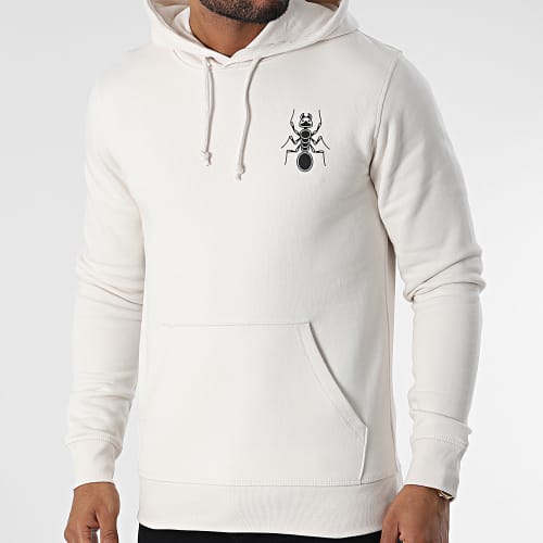 Sweat Capuche Original Spirit Beige Noir