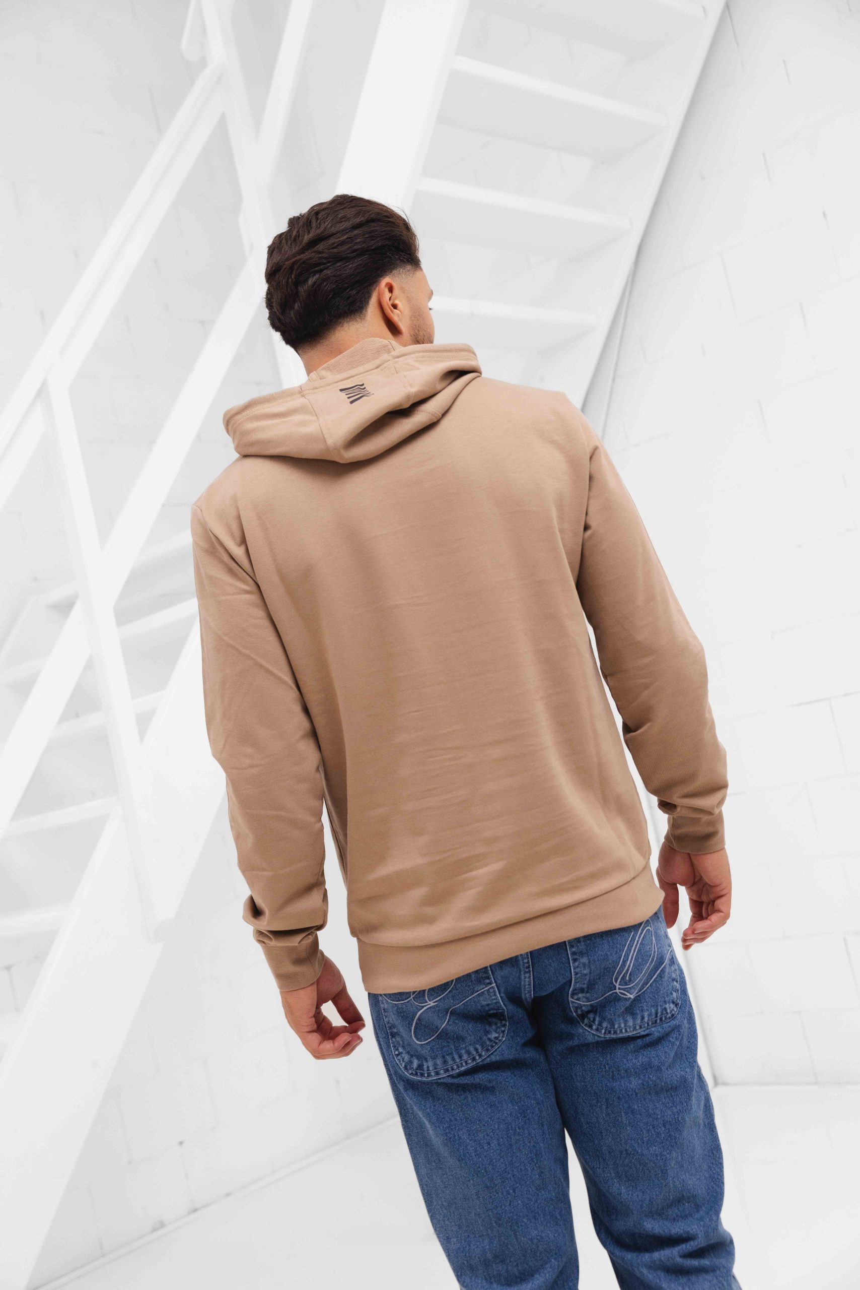 Emporio Armani EA7 8NPM32 Hoodie Heren Bruin