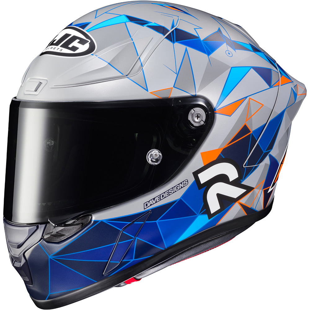 HJC - Casque RPHA 1 Pol Espargaro Replica MC2SF / Gris / Bleu / Orange