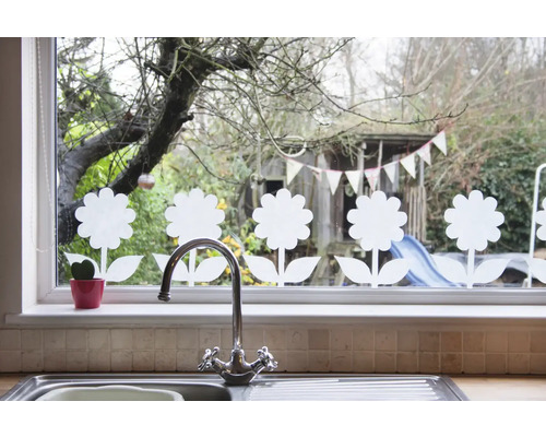 dc-fix® zelfklevende glasdecoratiefolie, rijstpapier, wit, 45x200 cm