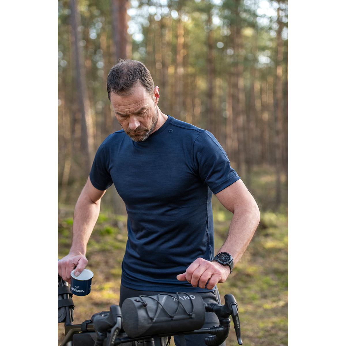 Woolpan Endless Merino T-Shirt Dark Blue