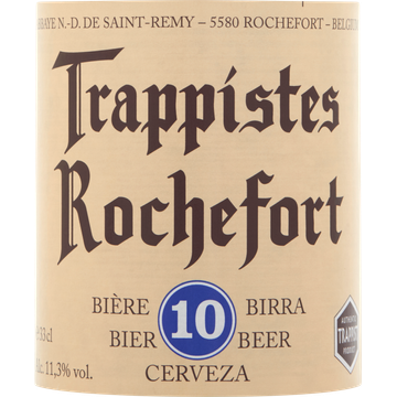 Trappistes Rochefort - Bier 10 Quadruppel - Fles - 330ML