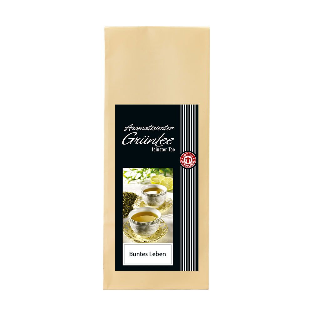 Schrader Buntes Leben, Aromatisierter Grüner Tee