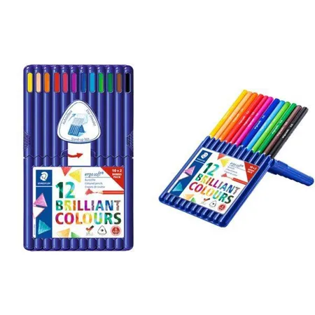 STAEDTLER® Dreikant-Buntstift ergosoft, 10+2 Etui