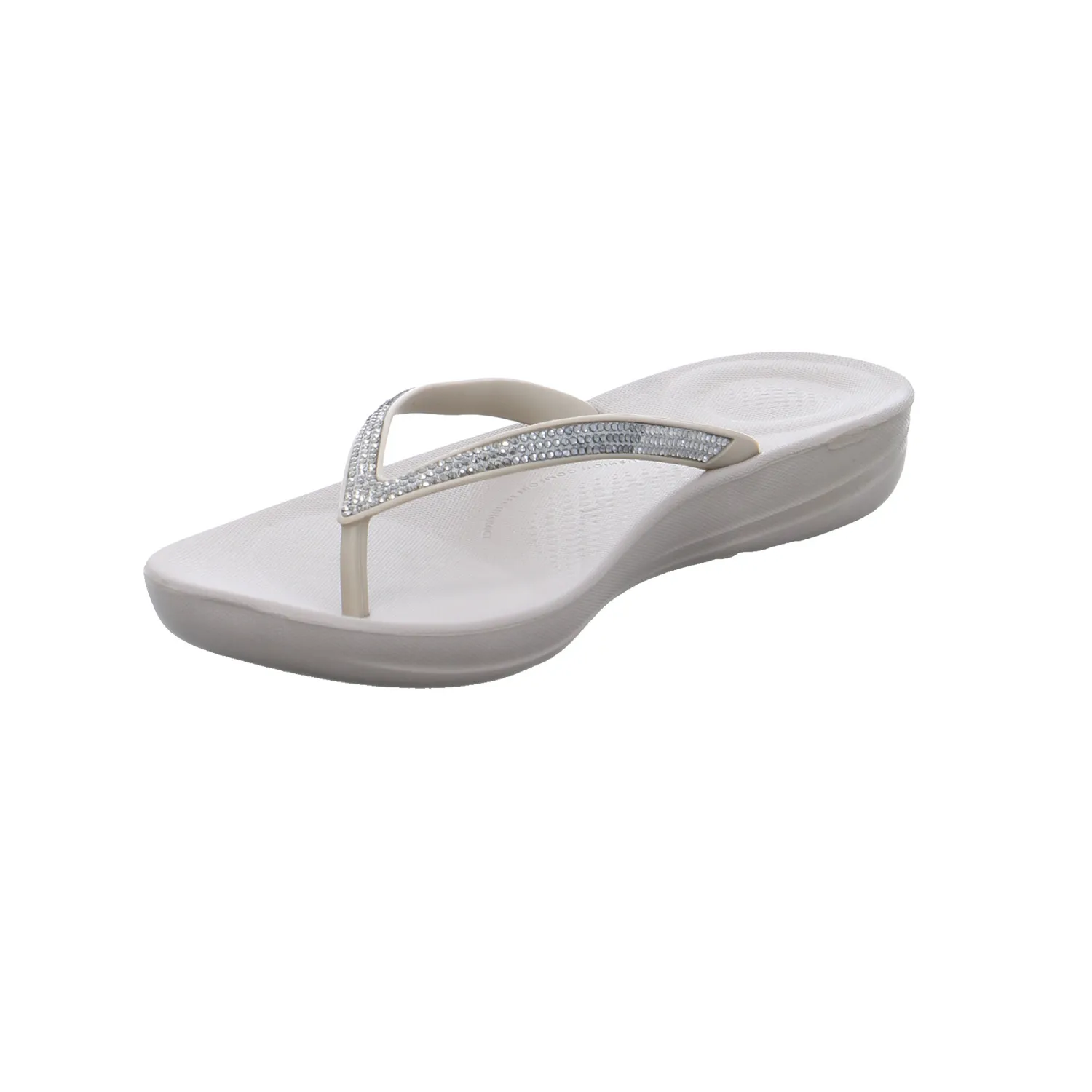 FITFLOP Zehentrenner-FlipFlop Taupe Lederimitat