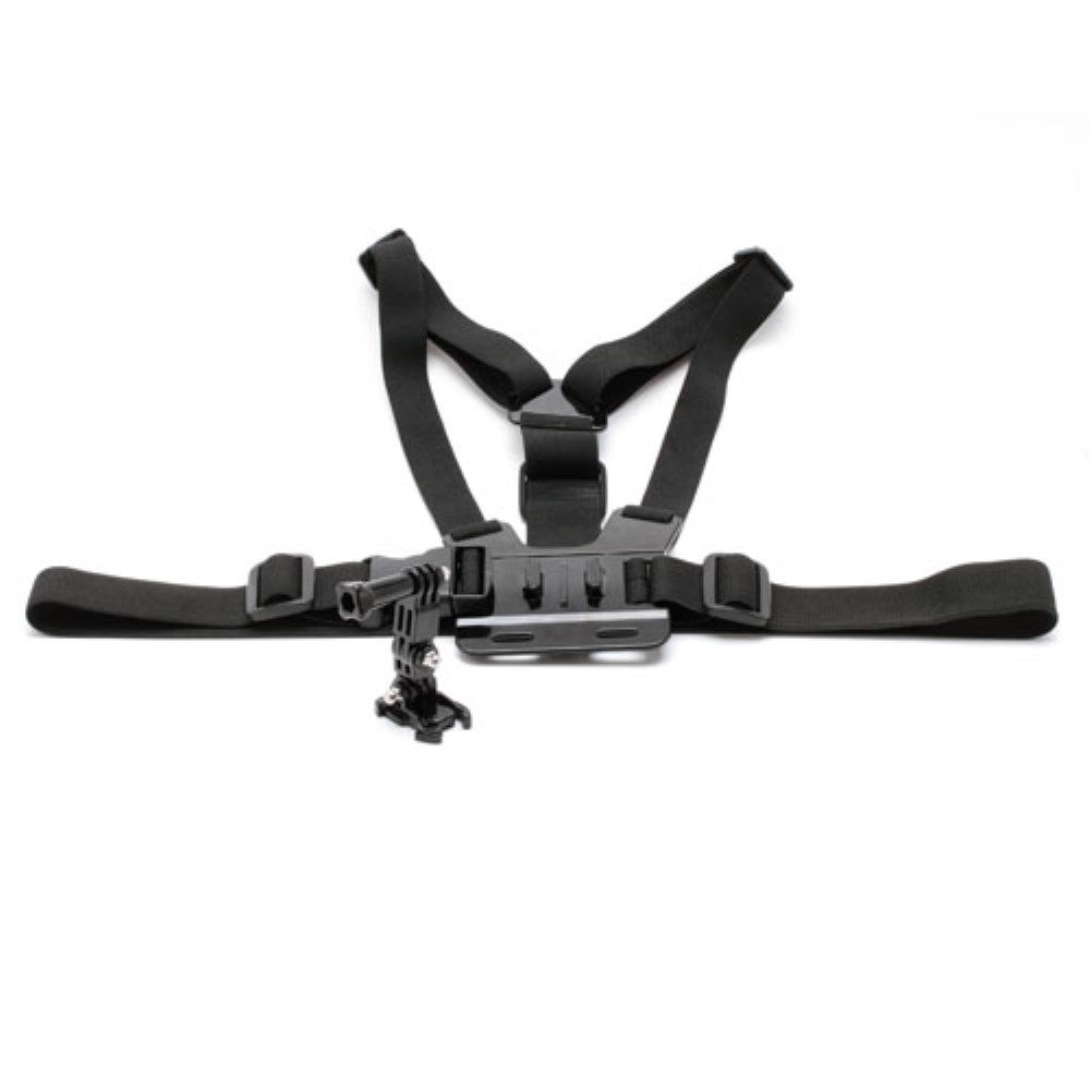 Elastischer Brustgurt Kamerahalterung für GoPro - Schwarz