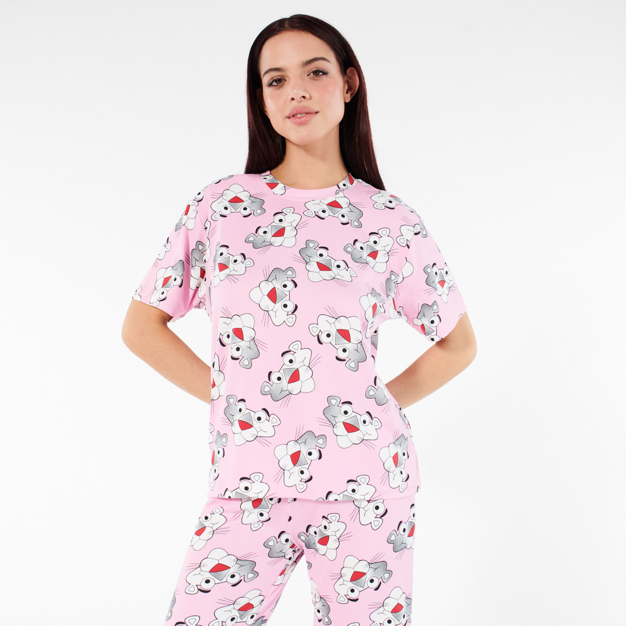 T-shirt de pyjama Panthère Rose