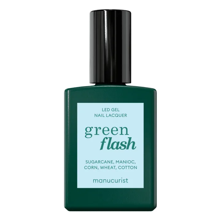 Manucurist Vernis à ongles semi-permanent Green Flash Light Blue - 15 ml