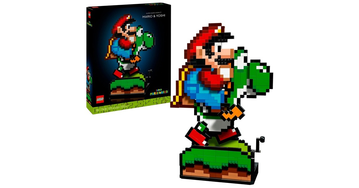 LEGOSuper Mario - Super Mario World: Mario en Yoshi Constructiespeelgoed  (71438)
