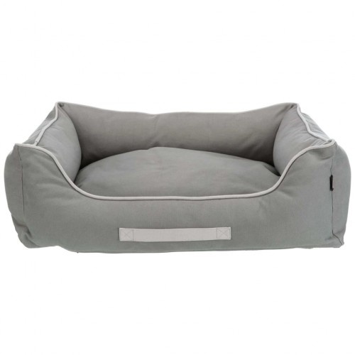 Cama cinza para animais de estimação