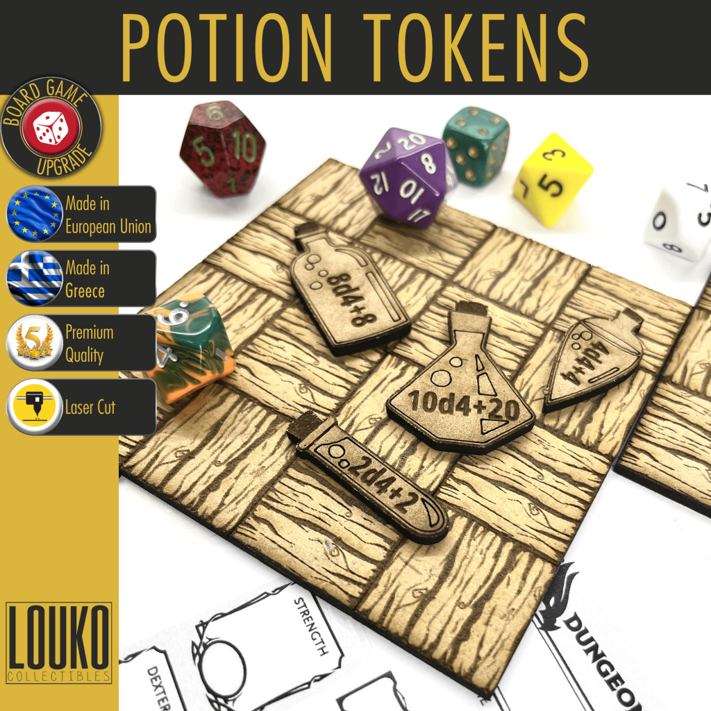Jetons de potion pour JDR