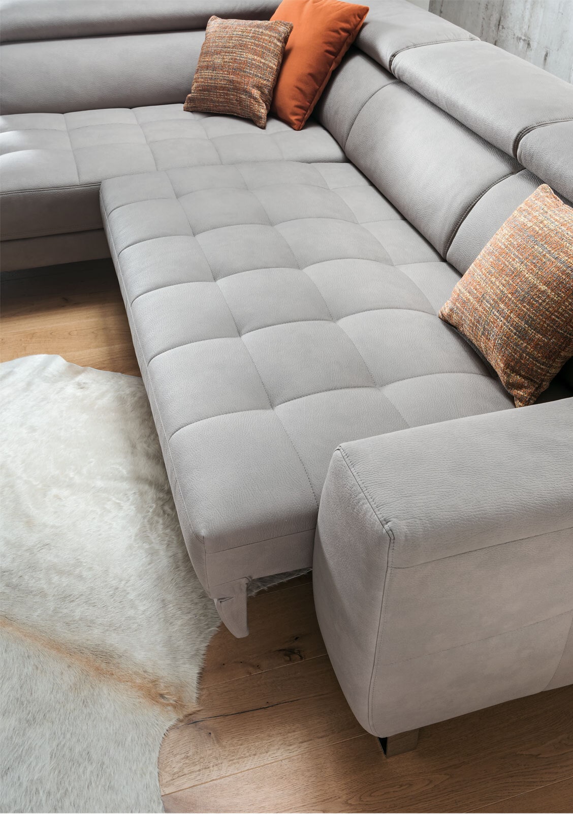 vito Ecksofa REEVE F 220 x 293 cm grey
