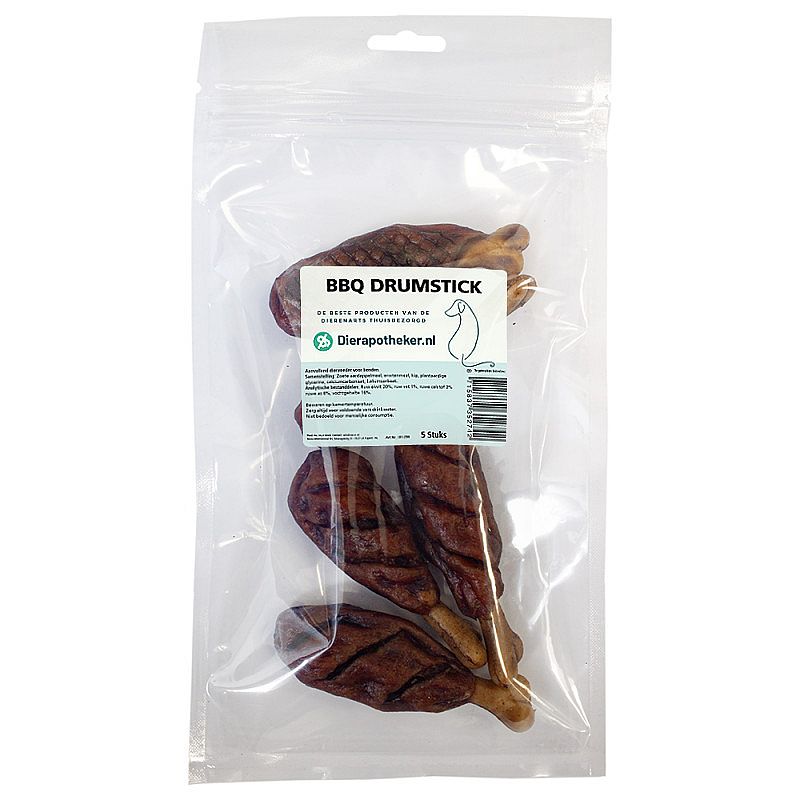 Dierapotheker BBQ Drumstick 5 stuks Hond | 13926