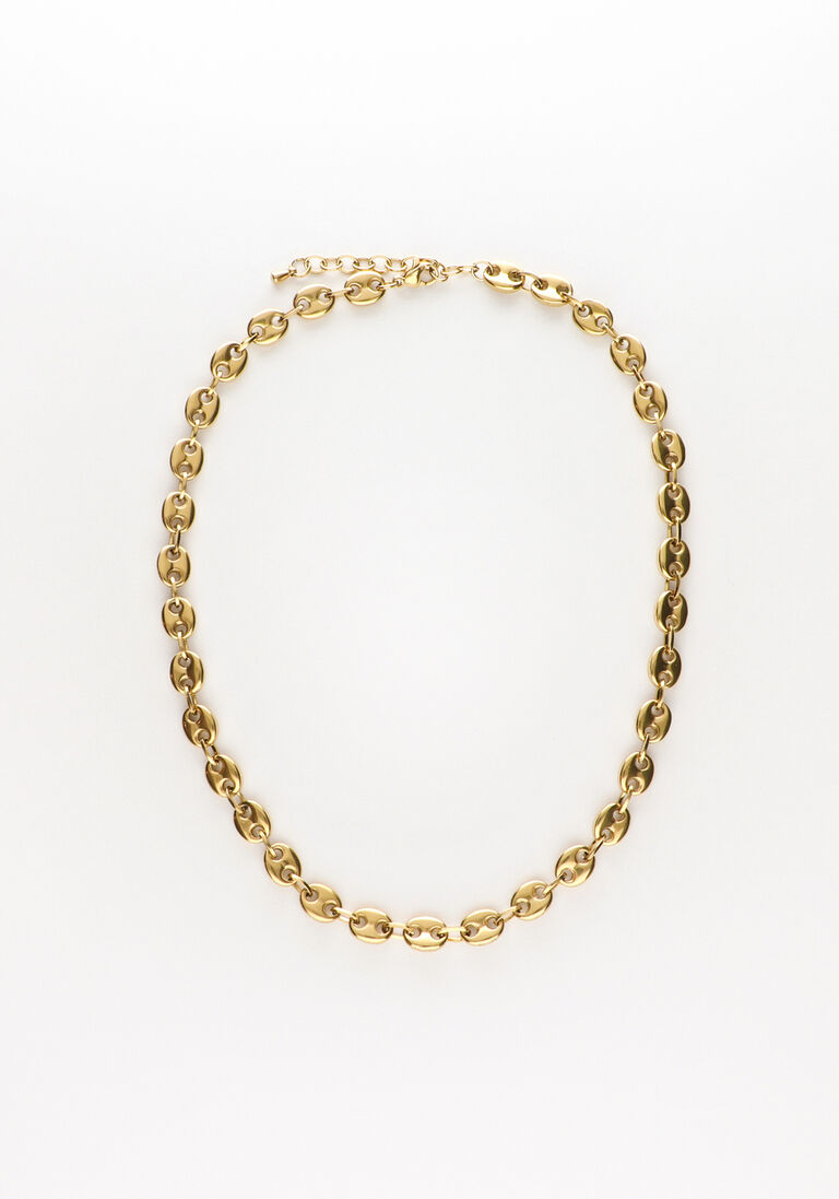 NOTRE-V gouden notre-v ketting ketting schakel #5