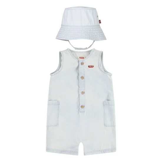 Combinaison sans manche + bob   Ciel        de               Levi's Kids