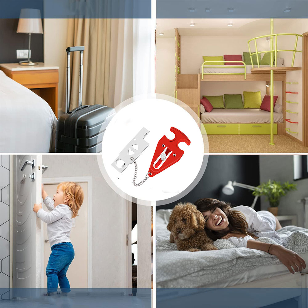 Universal Reise Türschloss Sicherheitsschloss für Wohnung / Reise / Hotel Schlossfalle (Schlossfalle 17 mm