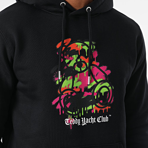 Sweat Capuche Flash Bombing Front Noir
