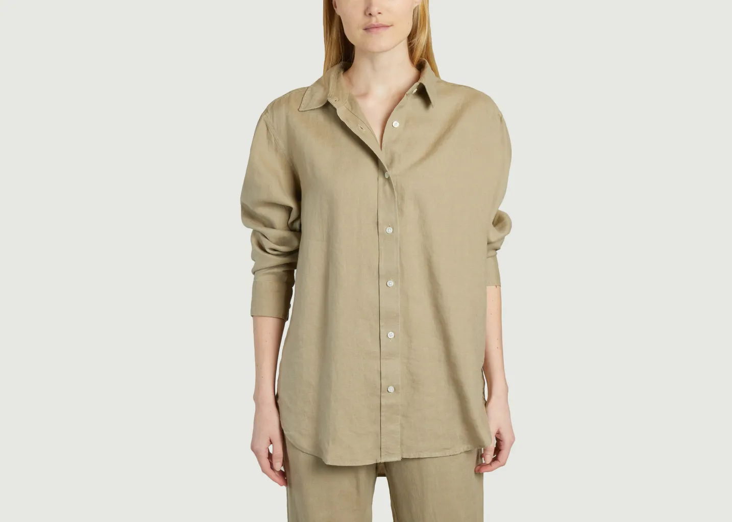 Chemise en lin Salova Samsoe Samsoe