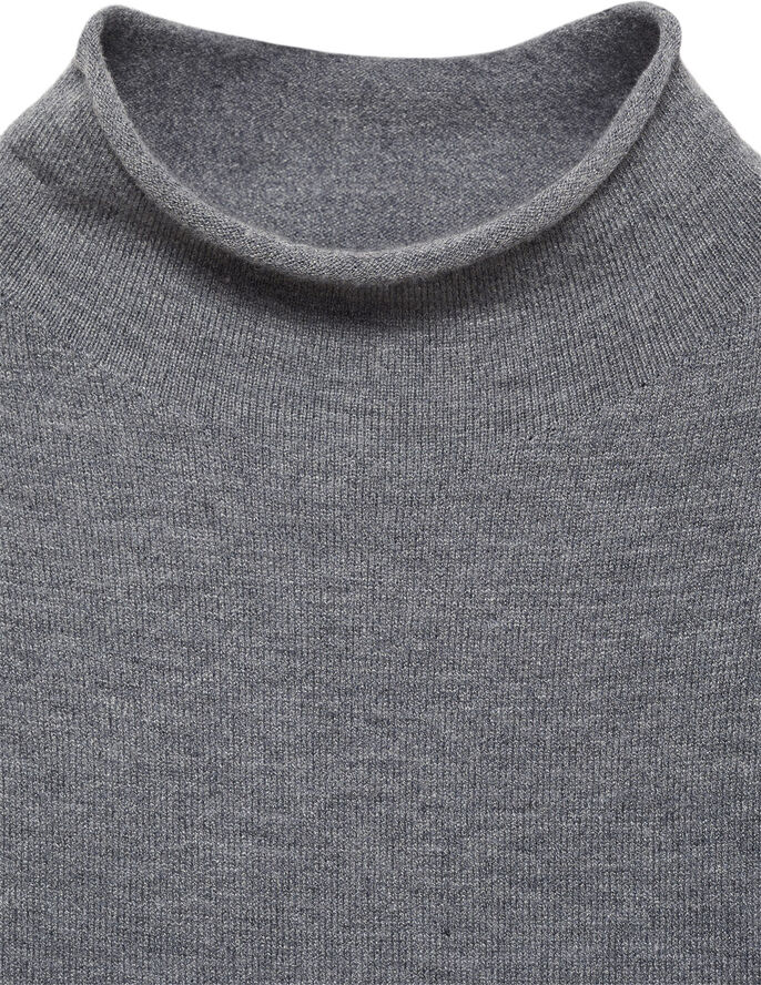 MANGO High collar sweater Medium grey