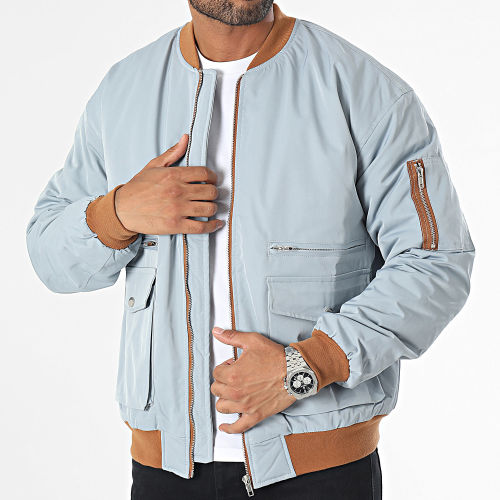 Veste Bomber Bleu Clair