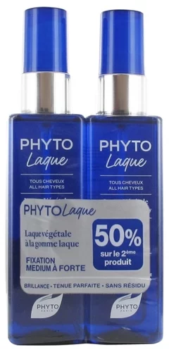 Laque Végétale Fixation Medium À Forte Duo Phyto - Flacon 2x100ml