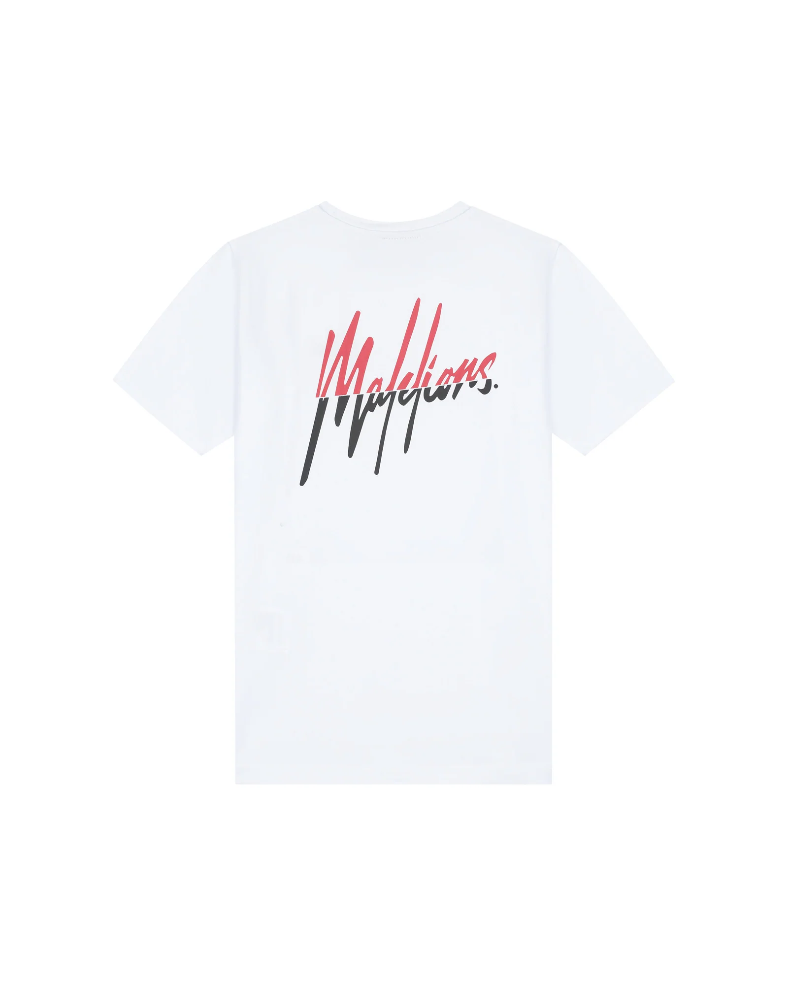 Malelions Junior Split T-shirt Kids Wit/Rood