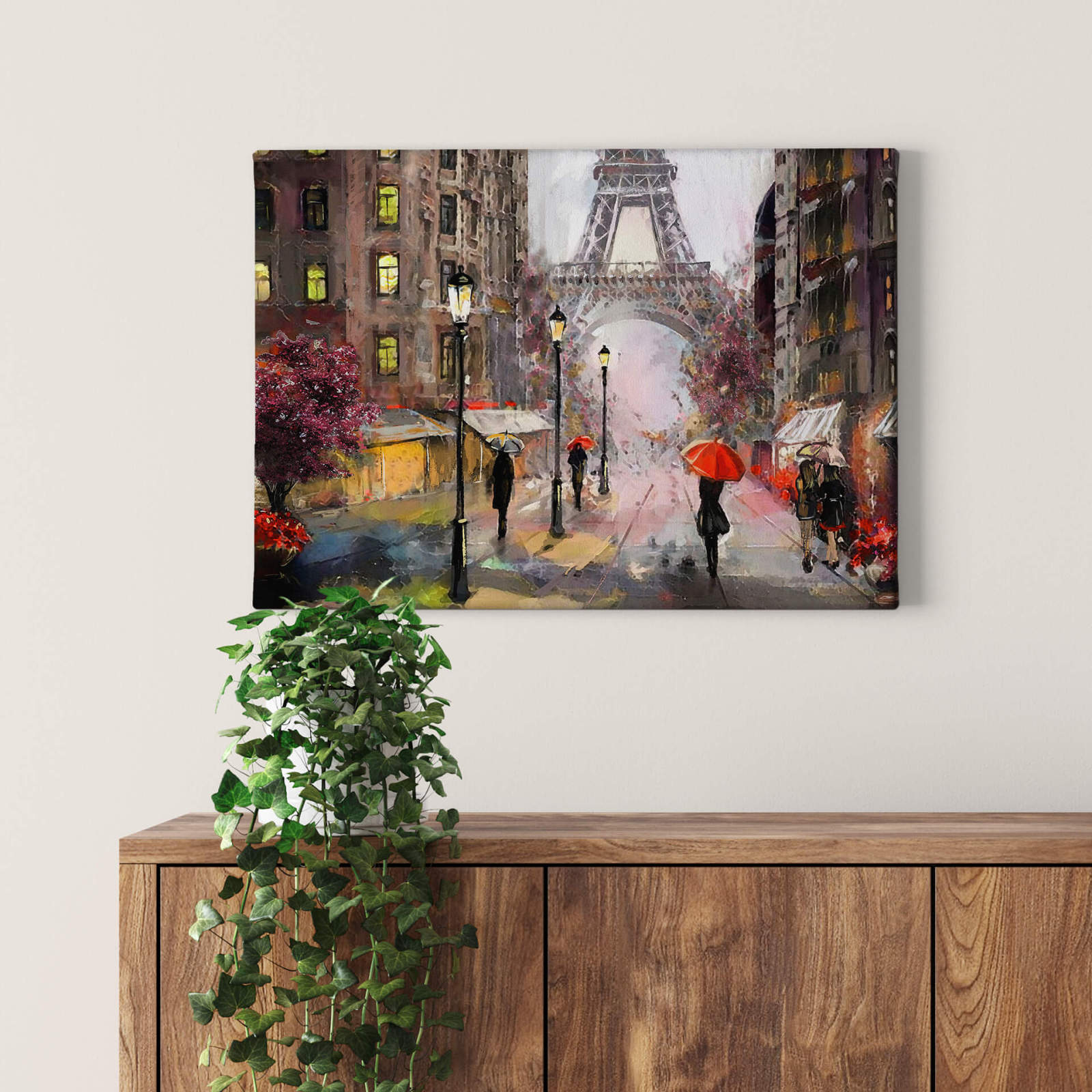 Leinwandbild PARIS - braun-grau - 70x50 cm