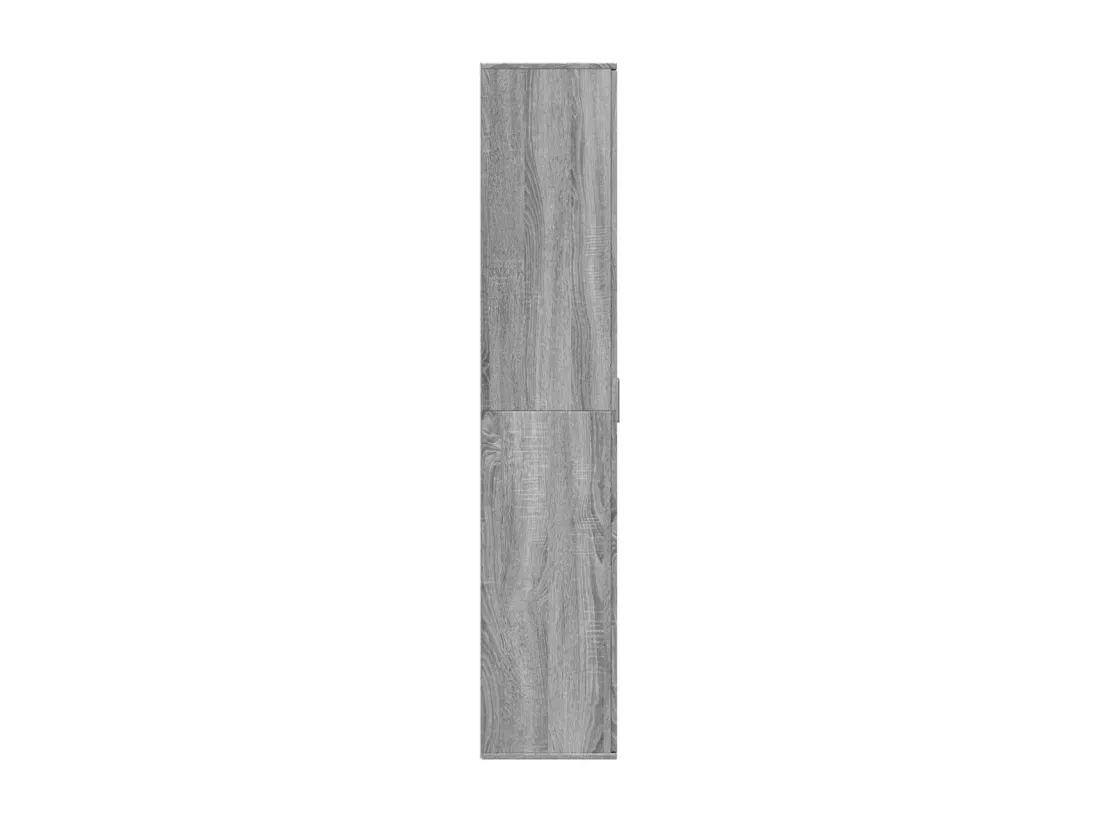 Buffet haut sonoma gris 80x35x180 cm bois d'ingénierie