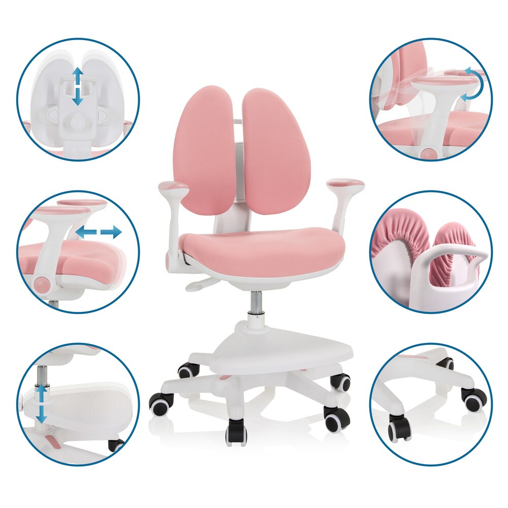 Kinderstuhl KID WING Stoff mit Armlehnen hjh OFFICE
