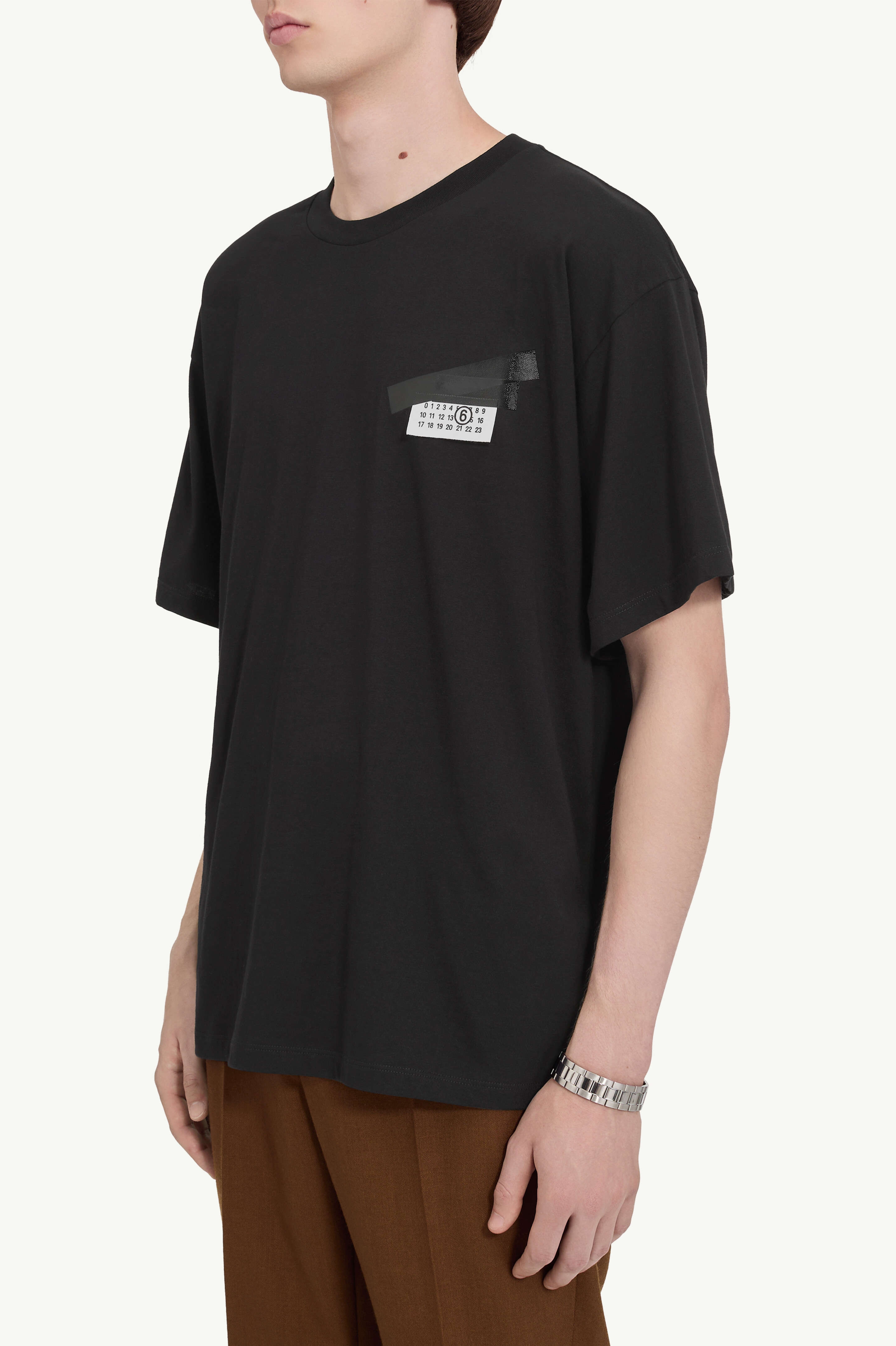T-shirt imprimé Trompe l'oeil pour homme | MM6