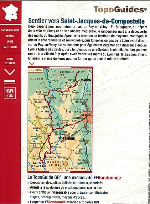 FFRP - 765 ST JACQUES COMPOSTELLE CLUNY FFRP