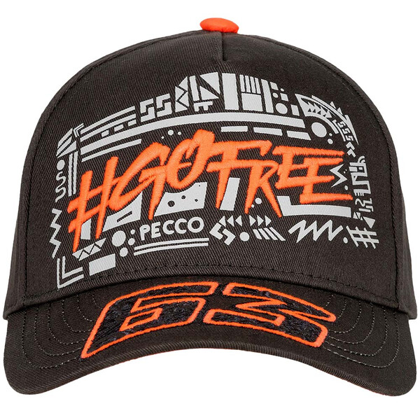 VR46 - Casquette enfant Francesco Bagnaia Gris Foncé