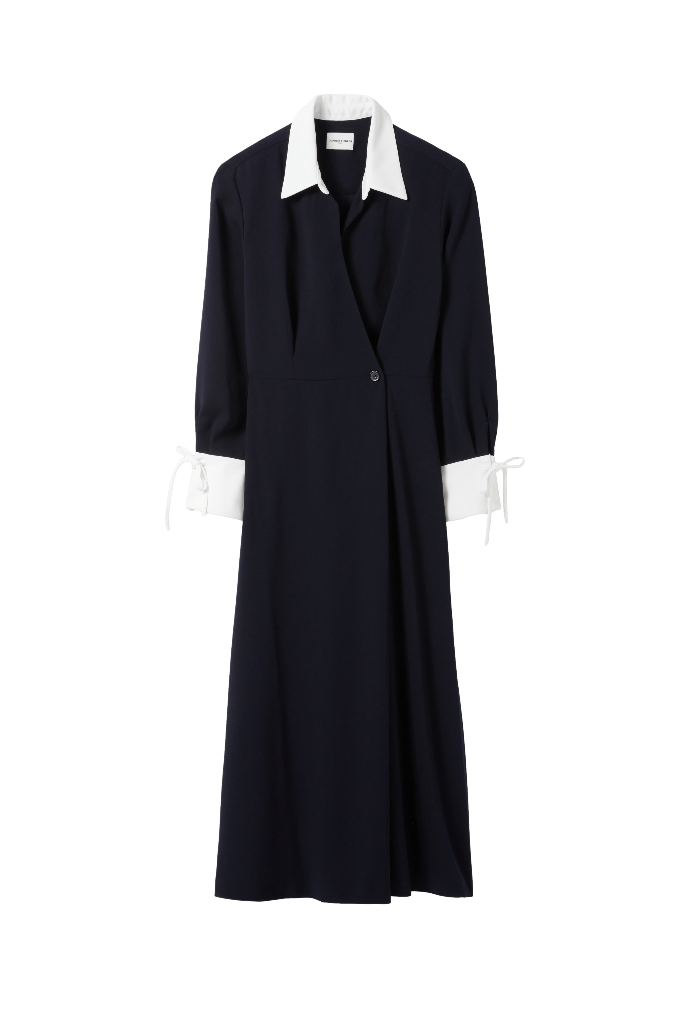 Robe cintrée col classique| Multicolore