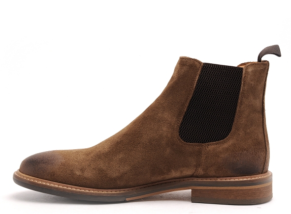 Schmoove boots bottine homme pilote chelsea marron