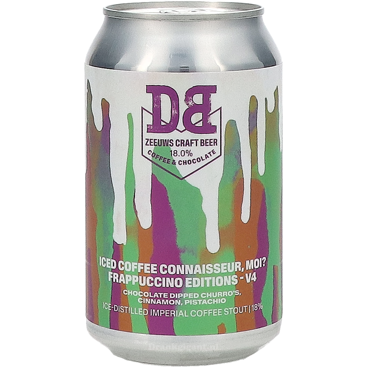Dutch Bargain iced Coffee Connaisseur, Moi? Frappuccino V4 Stout 33 cl