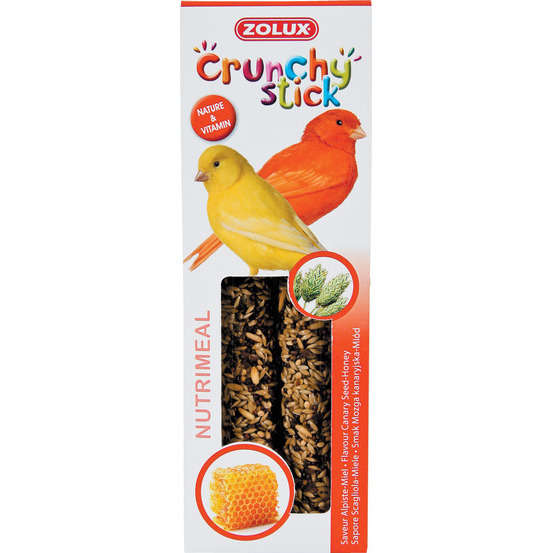 Friandise Crunchy Stick au miel pour canaris x2 - 85 g