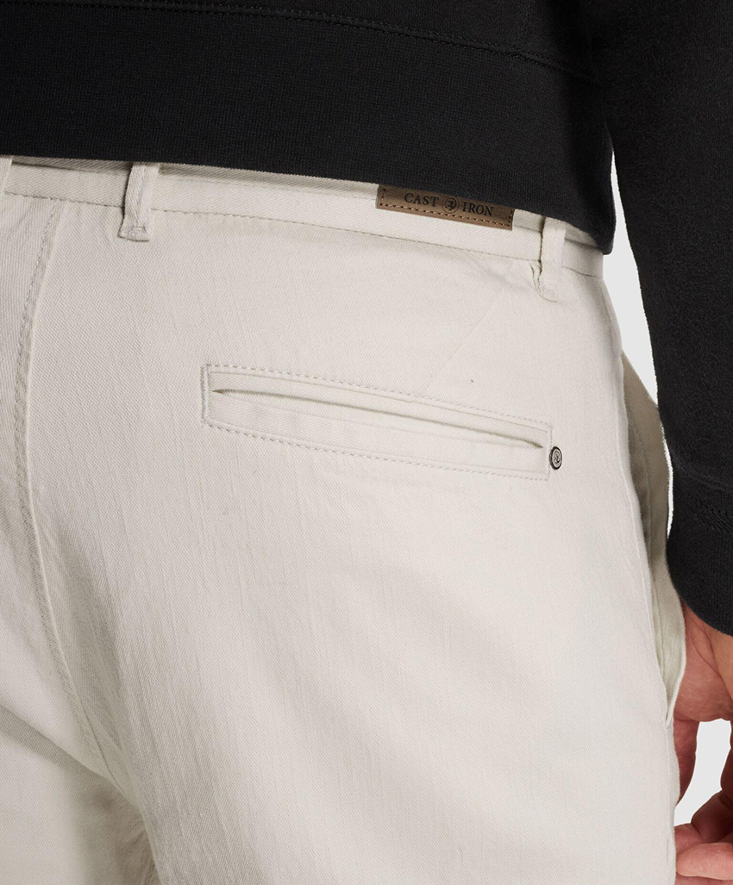 Cast Iron RELAXED CHINO SLUB STRUCTURE heren broek beige