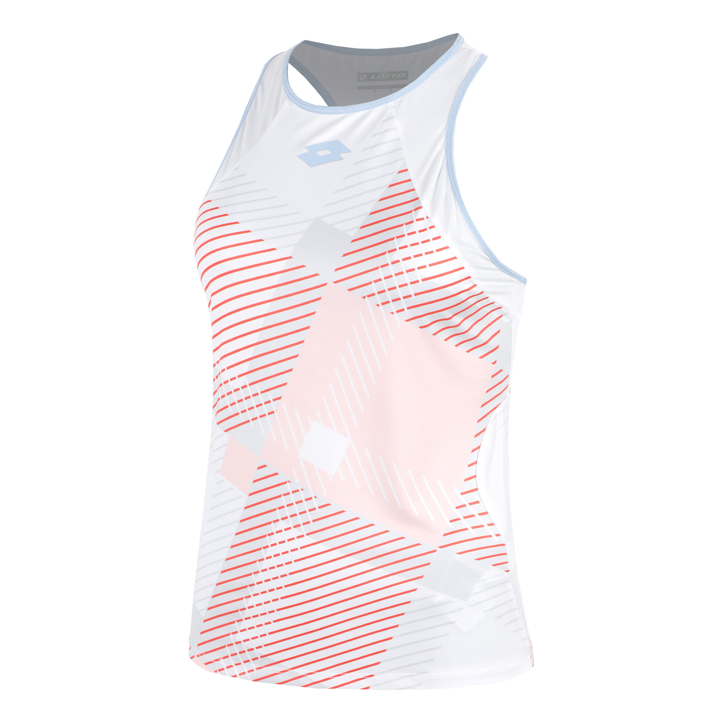 Lotto Tech IV D1 Débardeur Tank Top Femmes - Rosé, Blanc