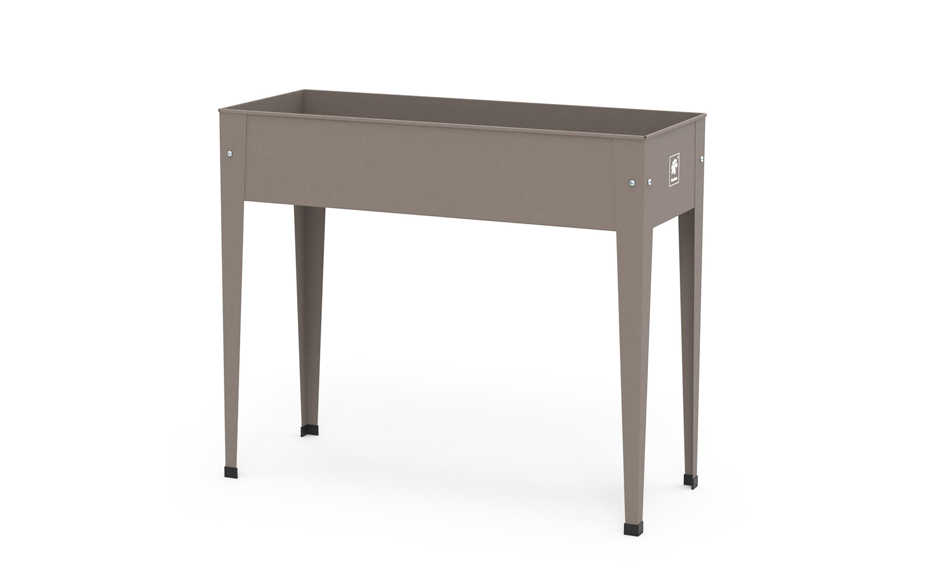 Hochbeet Urban Garden Standard, 100 x 40 x 84 cm, Dark Taupe<br>Mobiles Blumenbeet