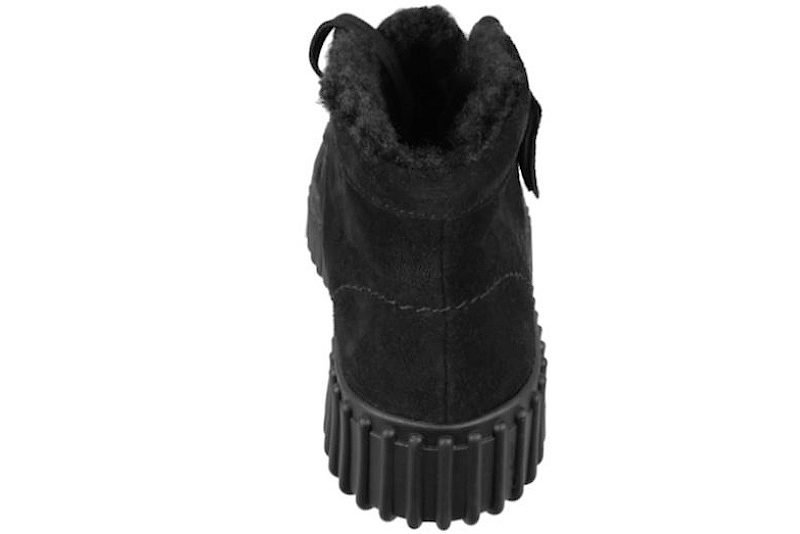 CLARKS TORHILL MOSS STØVLE I SORT RUSKIND