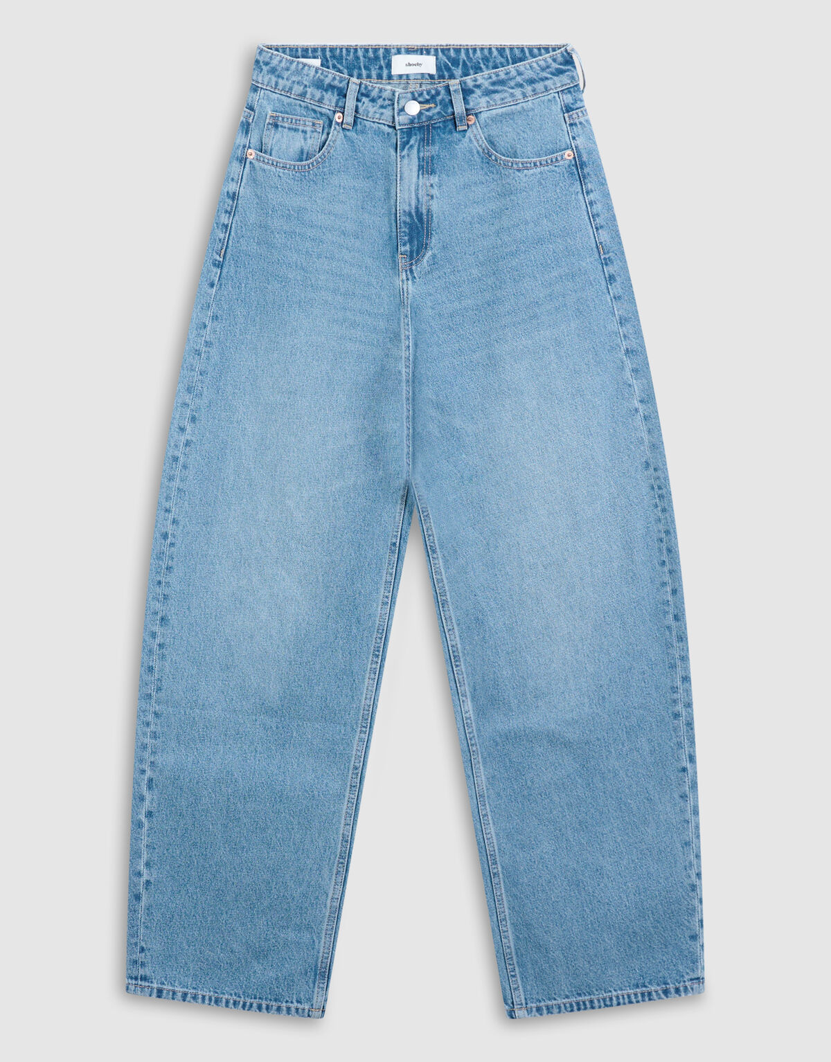 Baggy Fit Jeans Blauw